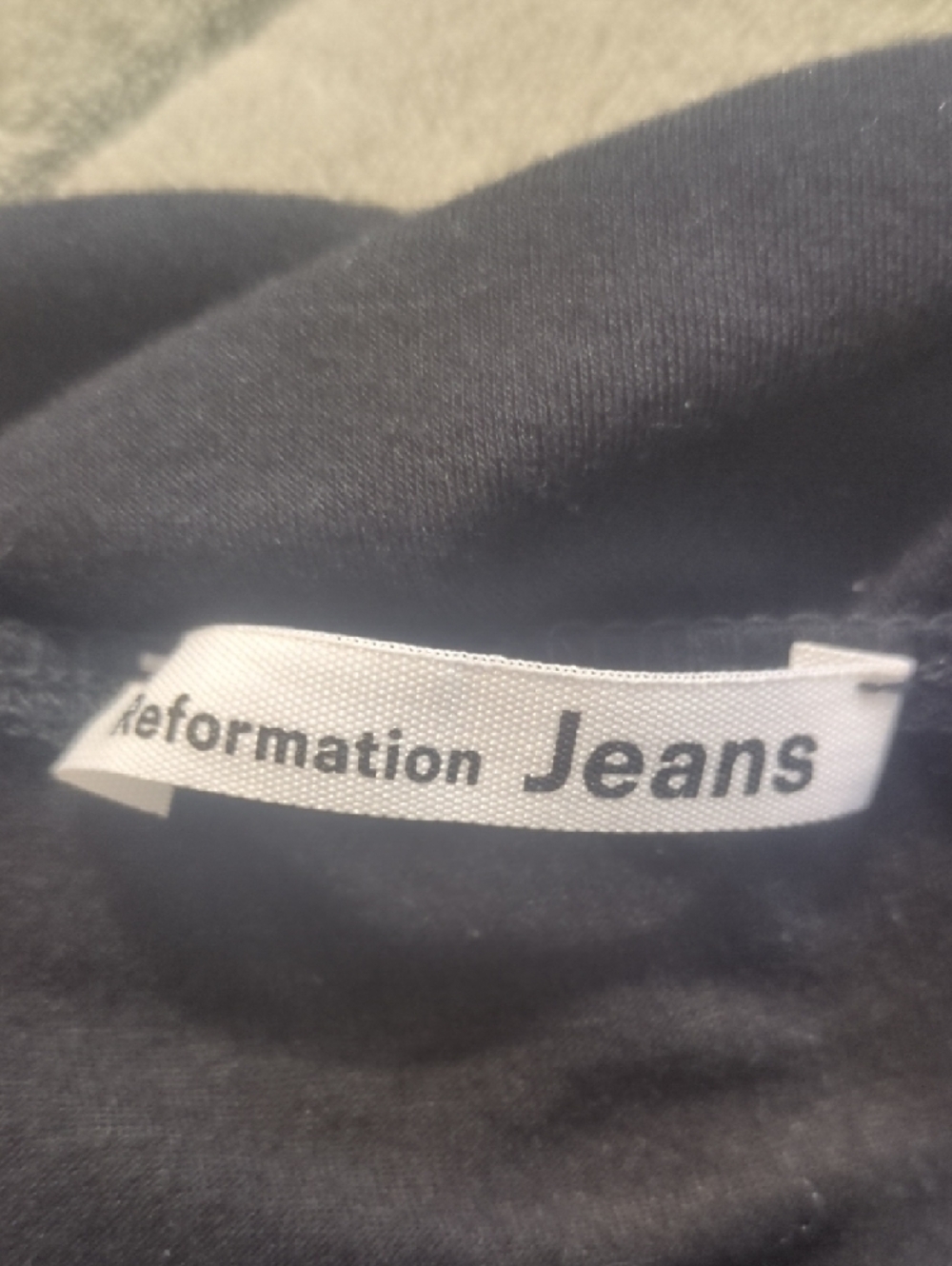 Reformation Black Scoop Neck Maxi Dress With Pockets - Picture 7 of 8